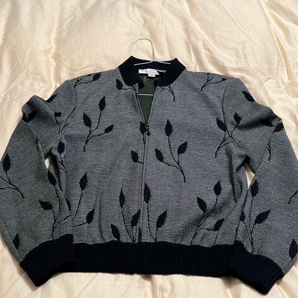 St John’s knit Bomber style jacket sz S